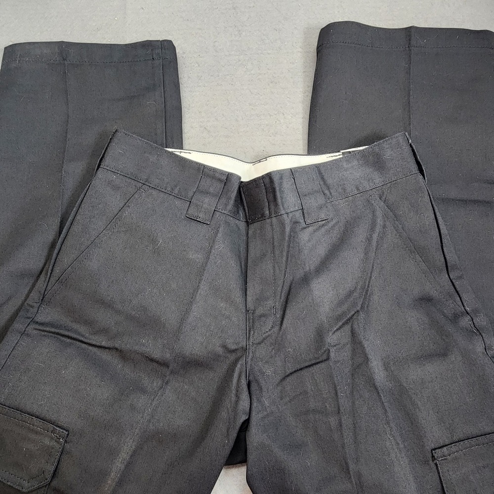 Dickies Cargo Pants Black Relaxed Straight Fit Mens‎ 32x30 NEW